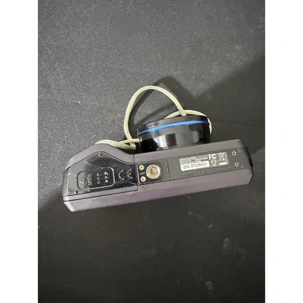 Samsung S850 Digital Camera 8.1MP‎ Black Good 5x Zoom ASR